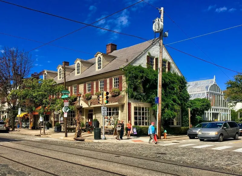 Chestnut Hill shopping district in Philadelphia
