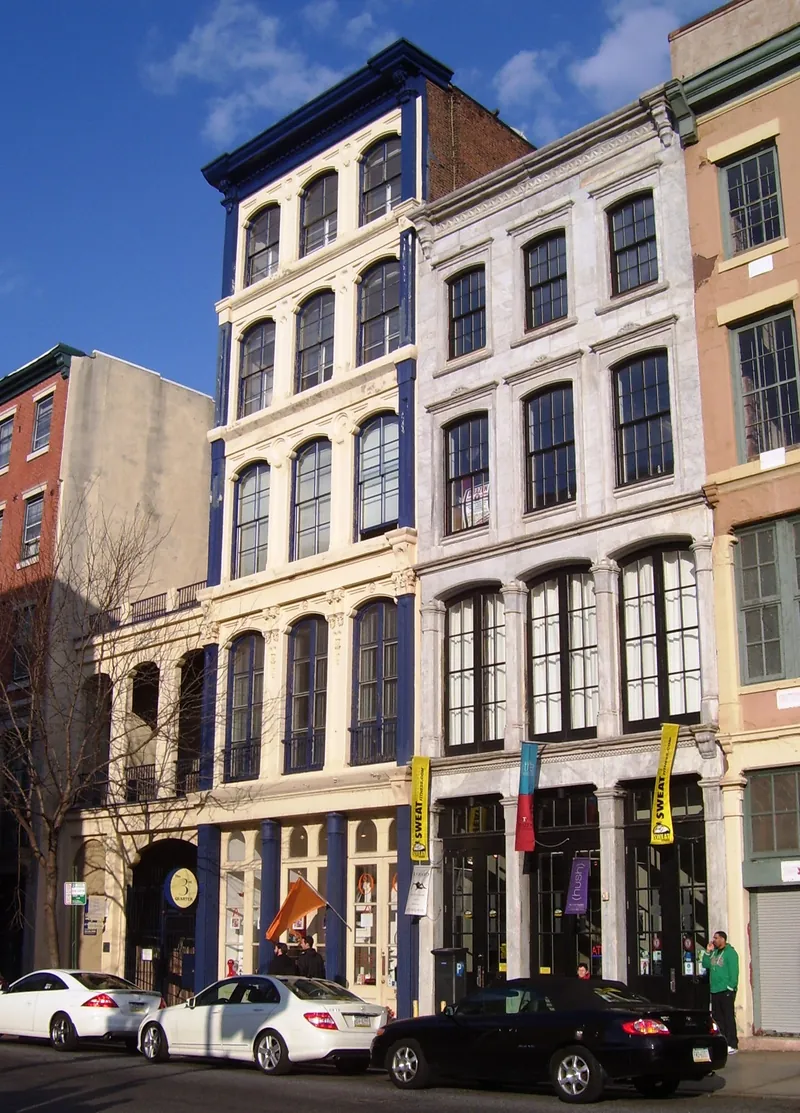 Historic shopfront buildings on North 3rd Street in Old City